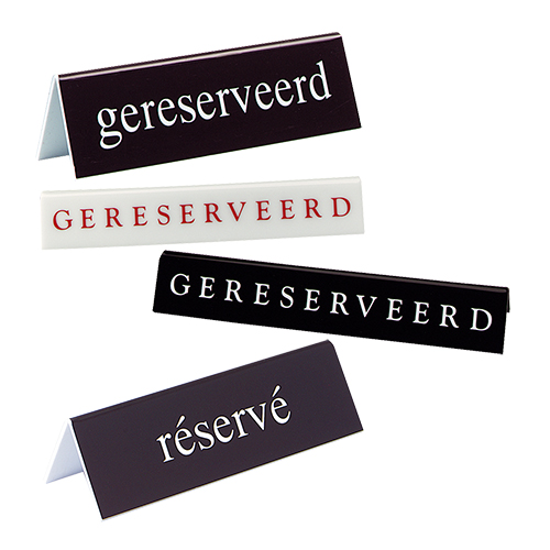 Schild RESERVIERT plasitk